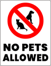 No Pets Allowed